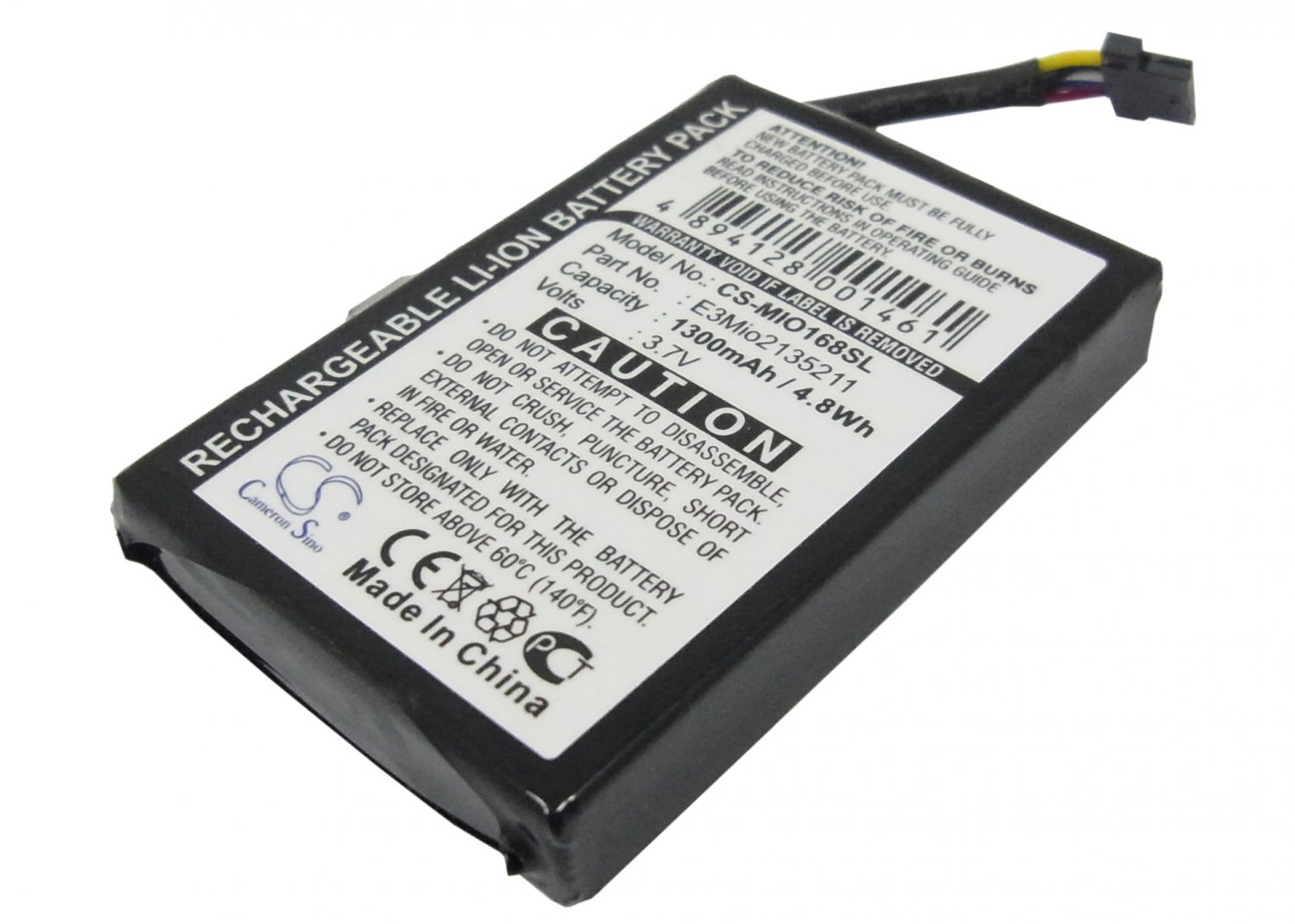 vhbw Batterie Compatible avec Medion MDPNA 260 T, MD-PPC150 GPS, Appareil de Navigation (1800mAh, 3,7V, Li-polymère