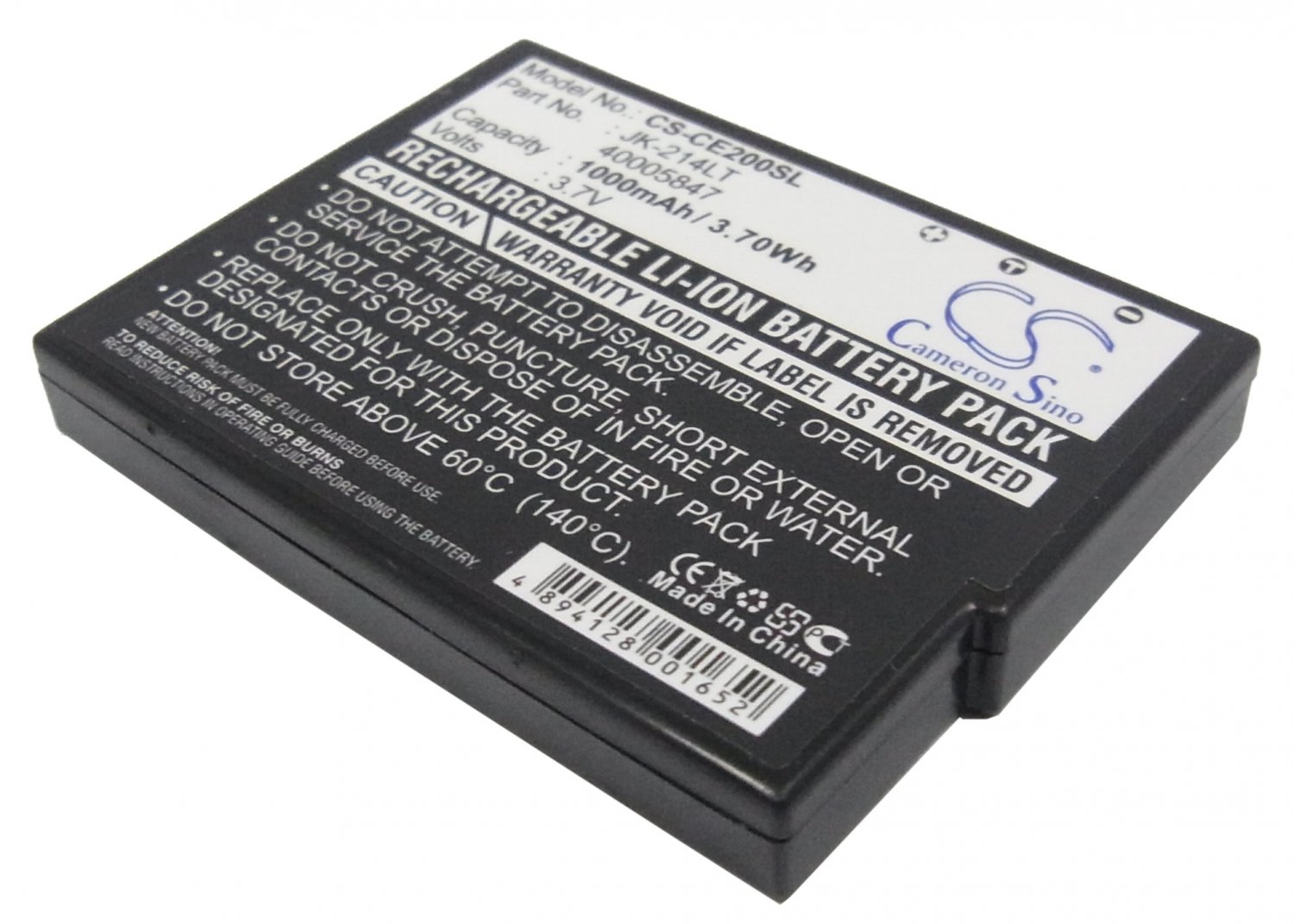 BATTERY CASIO JK-214LT, JK-835PU, MR-CE200 FOR Cassiopeia E200G ...