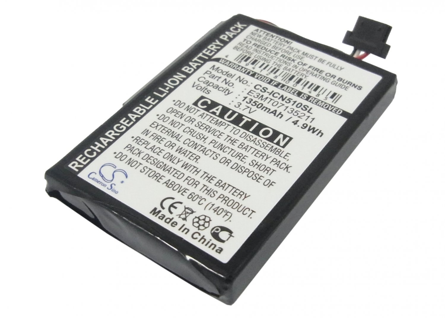 BATTERY NAVMAN E3MT07135211 FOR iCN 510 iCN 520 iCN 530 iCN550