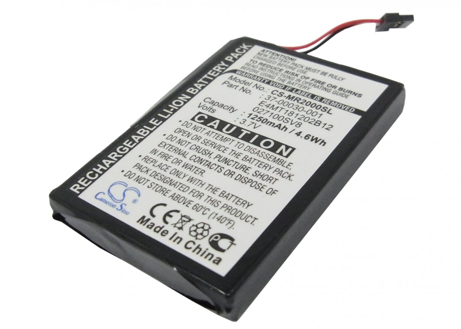 BATTERY MAGELLAN 027100SV8 37-00030-001 E4MT181202B12 FOR RoadMate 2200T RoadMate 2250T
