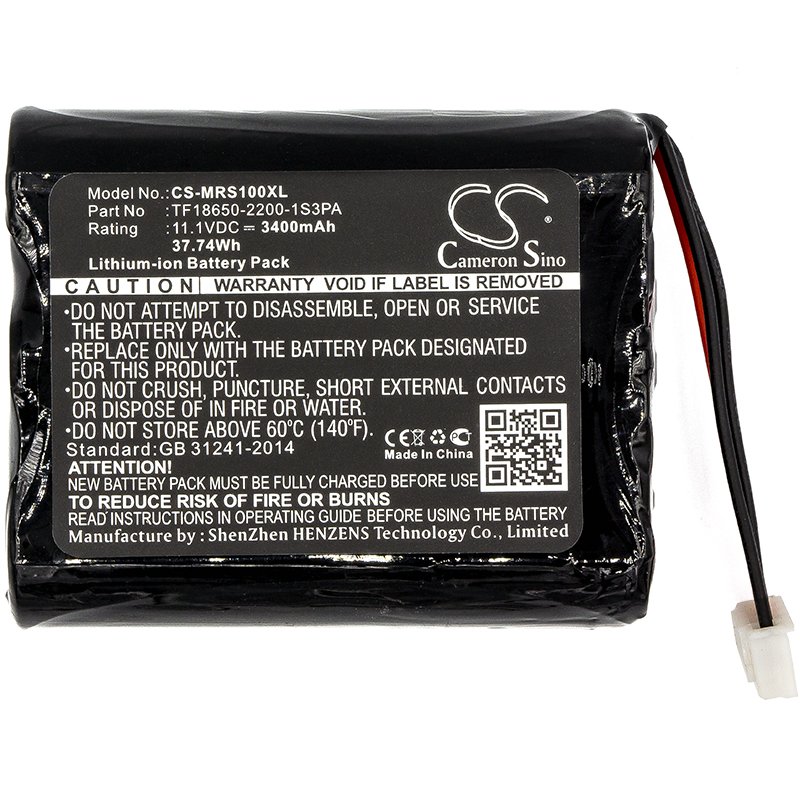 BATTERY MARSHALL TF18650-2200-1S3PA FOR Stockwell