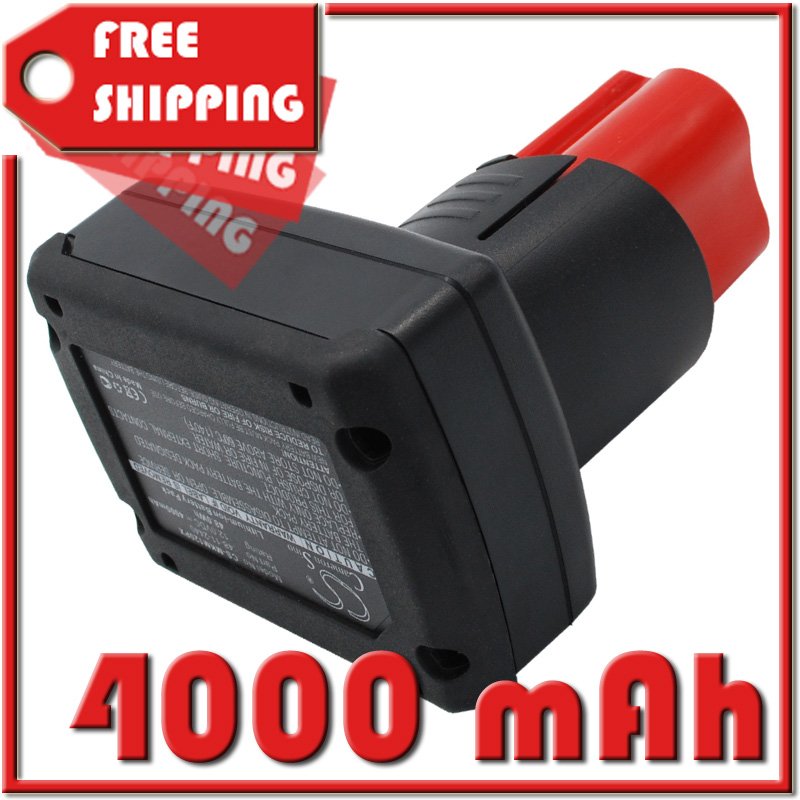 BATTERY MILWAUKEE M12 B3 XC, M12 B4 XC, 48-11-2440, 48-11-2402 FOR M12 SLED-0, M12 TD, M12 TD-201