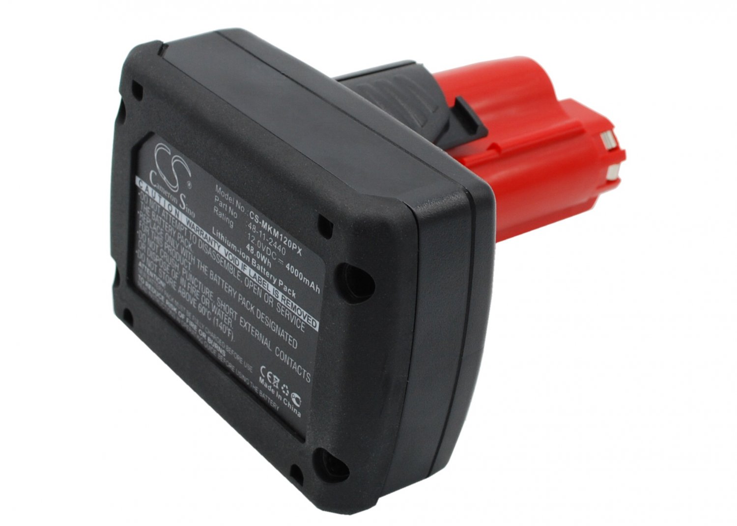 BATTERY MILWAUKEE M12 B3 XC, M12 B4 XC, 48-11-2440, 48-11-2402 FOR M12 SLED-0, M12 TD, M12 TD-201
