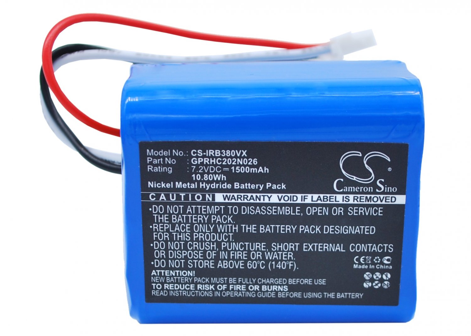 BATTERY IROBOT 4409709, GPRHC202N026, W206001001399 FOR 5200B, Braava ...