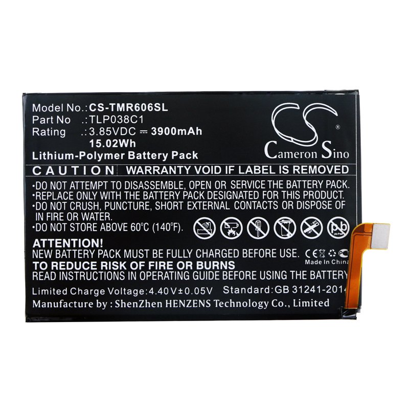 Bateria Compatible Con Alcatel 5v 5060 3x 5048a Tlp038c7