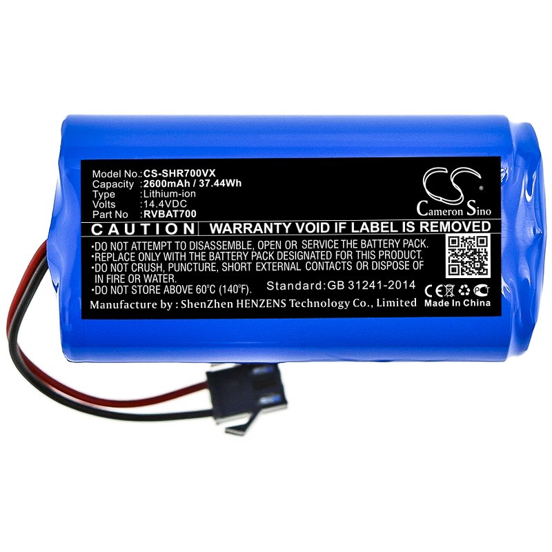 BATTERY SHARK RVBAT700 FOR ION Robot 700, RV720, RV750, RV755