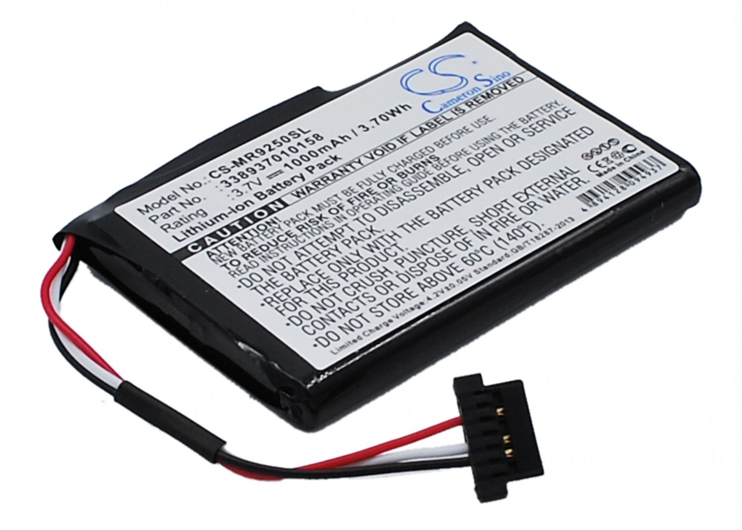 TECHTEK Batteria 750mAh compatibile con [Magellan] RoadMate