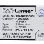 BATTERY NAVGEAR PX-2759-675 FOR Motorradnavi SLX-350, TourMate SLX-350