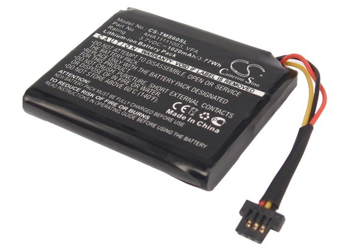 Battery TomTom Start 60, Li-ion, 3,7V, 950mAh, 3,5Wh
