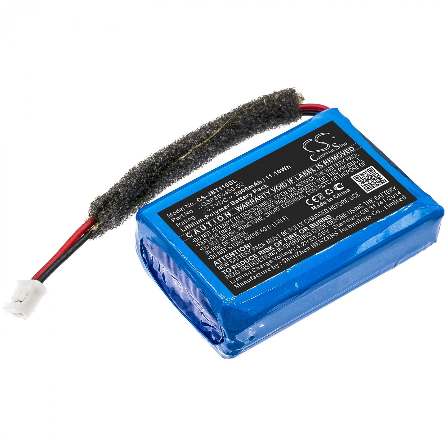 BATTERY JBL GSP853450-02 FOR Turbo