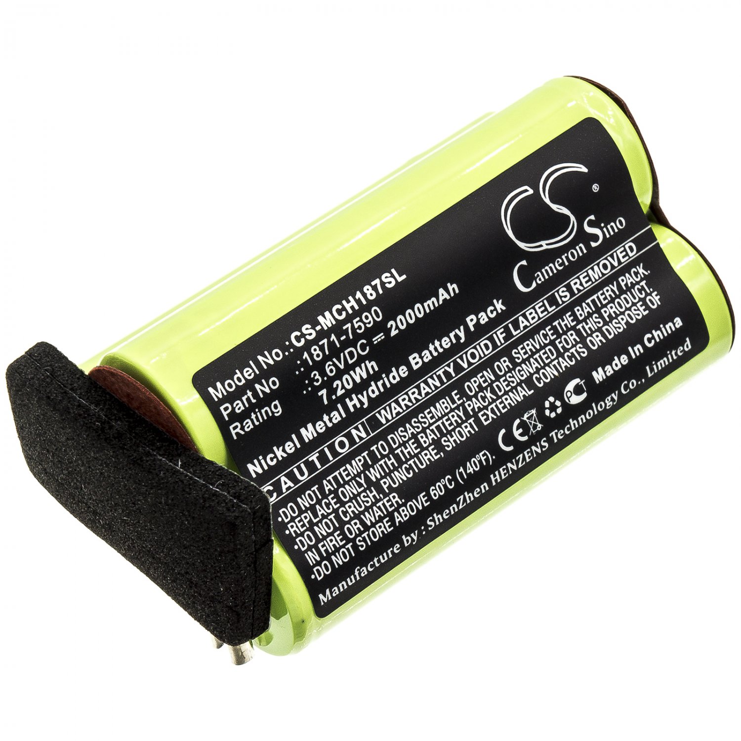 BATTERY MOSER 1871-7590 FOR ChromStyle 1871, Super Cordless 1872 clipper, Wella Academy ChromStyle