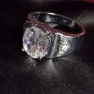 CZ Clear Oval Ring 9