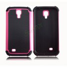 Cool Combo Double Layer Case Protective Cover for Samsung Galaxy S4 i9500 Pink