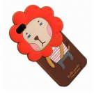 New Cartoon Cute Lion silicone Case Cover Skin for iPhone 4 4s