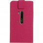 Macadam Stone Pattern Flip Card Holder Case for Nokia 920 PU Leather Rose