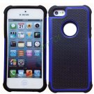 Cool Combo Double Layer Hard Case Protective Cover for iPhone 5 Blue