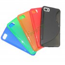 1pc S Style Wave TPU Gel Case Cover for Blackberry Z10
