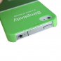 Fresh Style Simple Color Lump Frosted Hard Case for iPhone 4 4S Half Green Half Deep Green