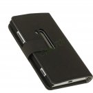 Macadam Stone Pattern Flip PU Leather Protective Cover Card Holder Case for Nokia 920