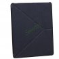 4 Shapes Super Slim PU Leather Stand Case Smart Cover for iPad 2/3/4 Black