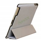 4 Shapes Super Slim PU Leather Stand Case Smart Cover for iPad 2/3/4 Gray