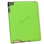 4 Shapes Super Slim PU Leather Stand Case Smart Cover for iPad 2/3/4 Green