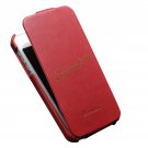 Supper Slim Luxury Retro PU Leather Flip Case Cover for iPhone 5 Red