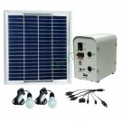 New Press button 18V 5W solar lighting kit with cable line streamline 2 lamps