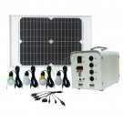 New 18V 10W solar home light system with 4 lamps 6m cable