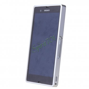 Aluminum Metal Frame Bumper case for Sony Xperia Z L36h L36i C6603 Silver