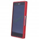 Aluminum Metal Frame Bumper case for Sony Xperia Z L36h L36i C6605 Red