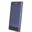 Aluminum Metal Frame Bumper case for Sony Xperia Z L36h L36i C6606 Gray