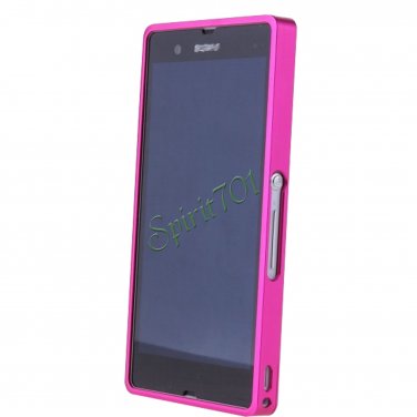 Aluminum Metal Frame Bumper case for Sony Xperia Z L36h L36i C6607 Peach
