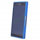 Aluminum Metal Frame Bumper case for Sony Xperia Z L36h L36i C6608 Blue