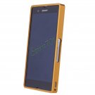 Aluminum Metal Frame Bumper case for Sony Xperia Z L36h L36i C6609 Gold