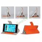 New Squirrel Pattern PU leather case for Lenovo K900 Protective Cover Orange