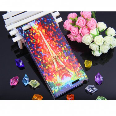 Cute Cartoon PC case for Lenovo K900 Eiffel Tower