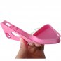 Super Slim TPU PC Combo Cover Protective Case for iPhone 5 Pink