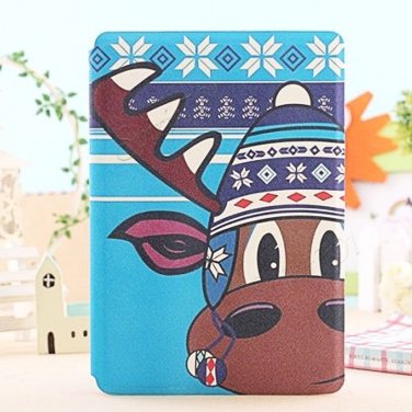 Cute Deer PU Leather Stand Case Card Holder Cover for iPad Mini Model 7