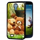 Naked Eye 3D Picture Cute Bears Hard Plastic Case Cover Shell for Samsung Galaxy S4 I9500
