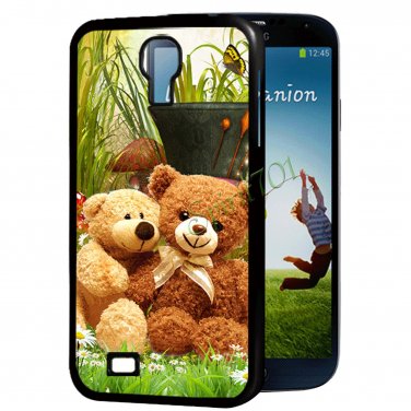 Naked Eye 3D Picture Cute Bears Hard Plastic Case Cover Shell for Samsung Galaxy S4 I9500