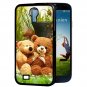 Naked Eye 3D Picture Cute Bears Hard Plastic Case Cover Shell for Samsung Galaxy S4 I9500
