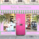 Kids Baby Clothes Auction Template Web Site Header Logo Boutique Your Custom Links
