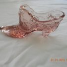 Rose Fenton Glass Slipper