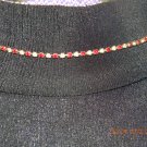 Red and Clear Rhinestone Choker
