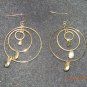 Gold Tone Hoop Earrings