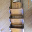 Wooden Mail & Key Holder