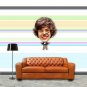 Harry wall clock 1D