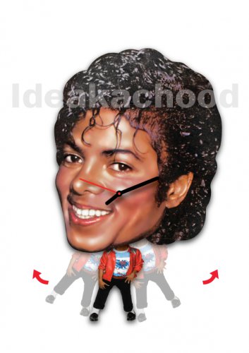 michael jackson wall clock