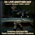 '24' TV SHOW (2001-2010) HENCHMAN SCREEN USED STUNT SCAR-L RUBBER RIFFLE EP #106
